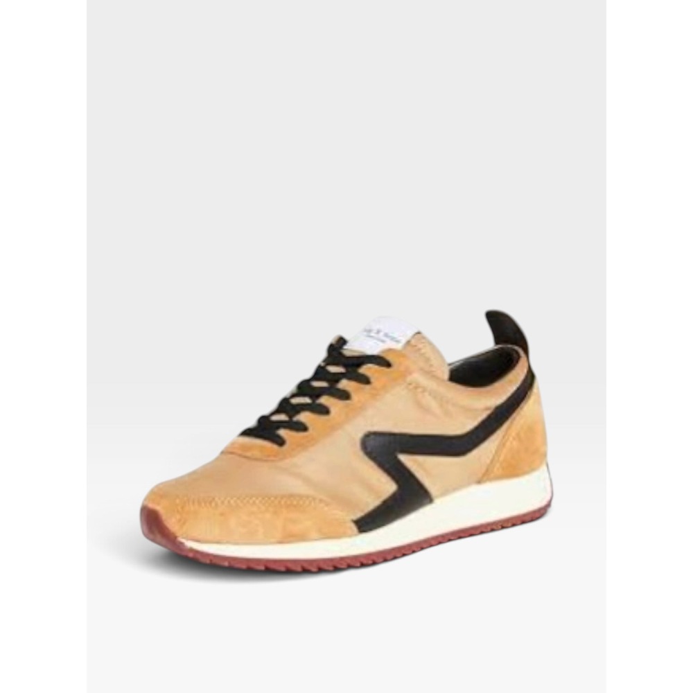 Rag & Bone Retro Runner Sneakers Mustard Yellow Suede Nylon W9.5 - Picture 4 of 16